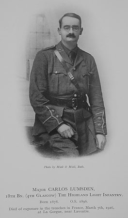 Lumsden C Major 18th Highland Light Infantry