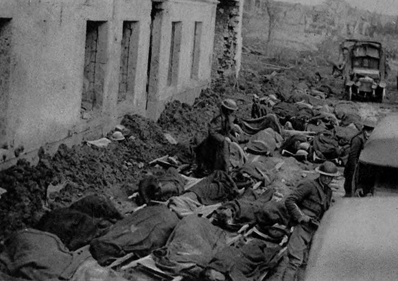 Stretcher Cases At A Dressing Station In Flanders