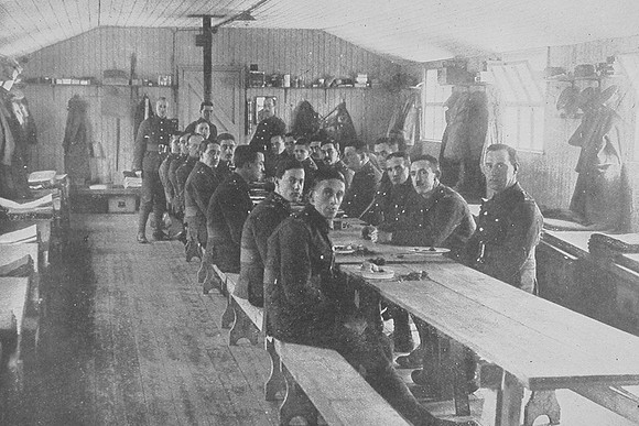 The Artists Rifles In Camp Richmond Park 1914