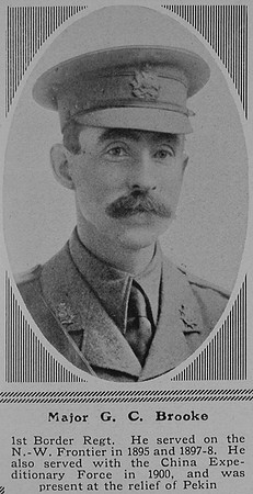 Brooke G C Major 1st Border Regiment The Sphere 7th Aug 1915