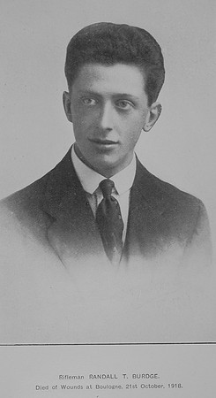 Burdge R T Rfn 305815 5th London Regiment