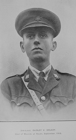 Druery D V 2nd Lt 13th London Regiment