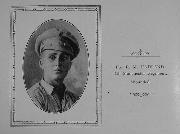 Hadland R M Pte 7th Manchester Regiment William Graham Co Roll Of Honour