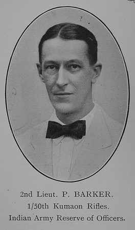 Barker P 2nd Lt Indian Army William Graham Company