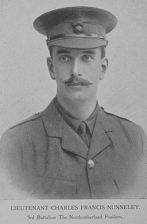 Nunneley C F Lt 3rd Northumberland Fusiliers