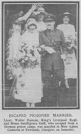 Duncan W Lt 8th Kings Liverpool Regiment The Graphic 14th Oct 1918