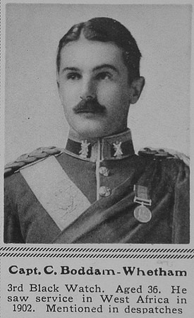 Boddam-Whetham C Captain 3rd Black Watch The Sphere 8th Jan 1916