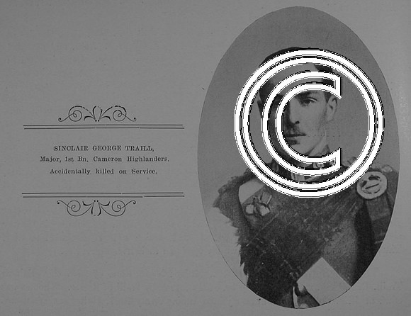 Traill S G Major 1st Cameron Highlanders (1) The Sword Of The North Highland Memories Of The Great War - Dugald MacEchern