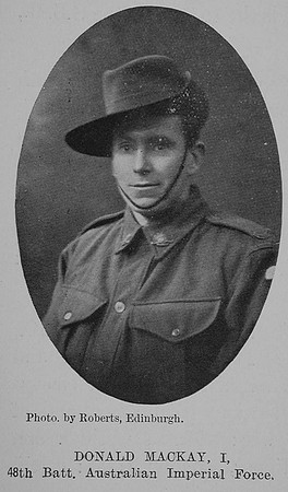 MacKay D Pte 48th Australian Infantry The Sword Of The North Highland Memories Of The Great War - Dugald MacEchern