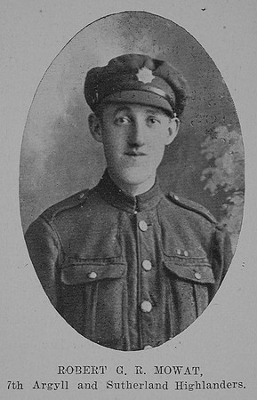 Mowat R G R Pte 7th Argyll & Sutherland Highlanders The Sword Of The North Highland Memories Of The Great War - Dugald MacEchern