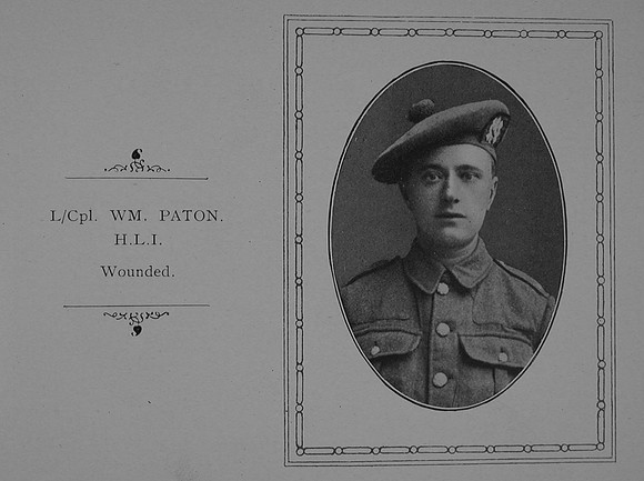 Paton W L/Cpl Highland Light Infantry