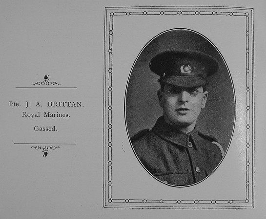 Brittan J A Pte Royal Marine Light Infantry William Graham Co Roll Of Honour