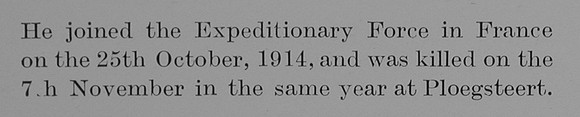 Atkin J M 2nd Lt Notts And Derby Regiment Obit Part 2 The Bond Of Sacrifice Vol 1