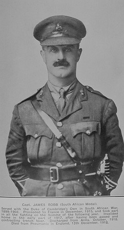 Robb J Captain Royal Field Artillery