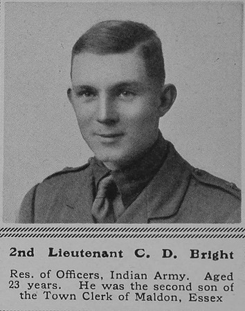 Bright C D 2nd Lt Indian Army The Sphere 22nd Apr 1916