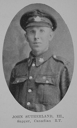Sutherland J Sapper Canadian Railway Troops The Sword Of The North Highland Memories Of The Great War - Dugald MacEchern