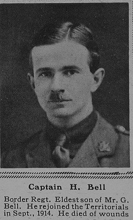 Bell H Captain 5th Border Regiment The Sphere 3rd Mar 1917