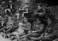 Soldiers Of The 4th Division In Harrow Where They Have Their Camp Sep 1914