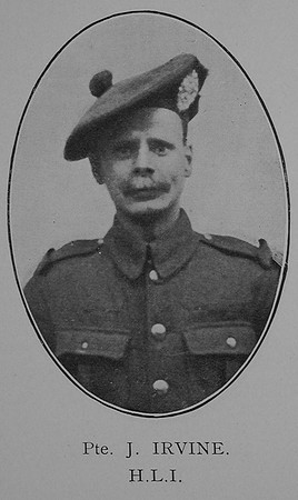 Irvine J Pte Highland Light Infantry