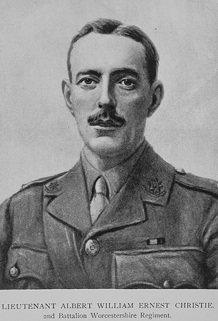 Christie A W E Lt 2nd Worcestershire Regiment