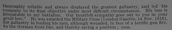 Risley N B Captain MC 16th Rifle Brigade Obit Part 2 De Ruvignys Roll Of Honour Vol 4