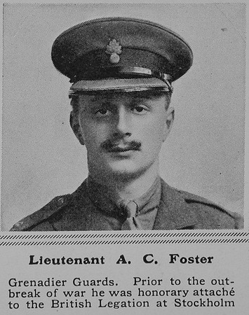 Foster A C Lt 1st Grenadier Guards The Sphere 3rd Apr 1915