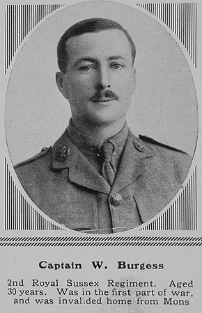 Burgess W Captain 2nd R Sussex Regt The Sphere 27th Nov 1915