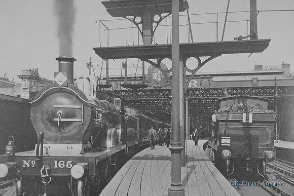 South Eastern And Chatham Railway Terminus At Charing Cross Station