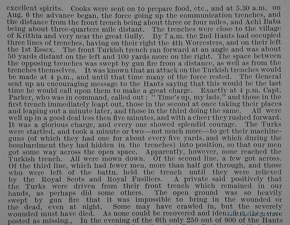 Parker B S Captain 2nd Hampshire Regiment Obit Part 3 De Ruvignys Roll Of Honour Vol 1