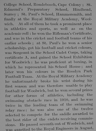 Bayly C G G Lt Royal Flying Corps Obit Part 3 The Bond Of Sacrifice Vol 1