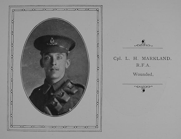 Markland L H Cpl Royal Field Artillery William Graham Co Roll Of Honour