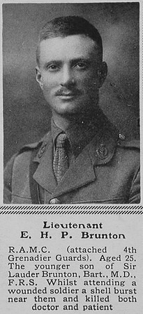 Brunton E H P Lt RAMC The Sphere 4th Dec 1915