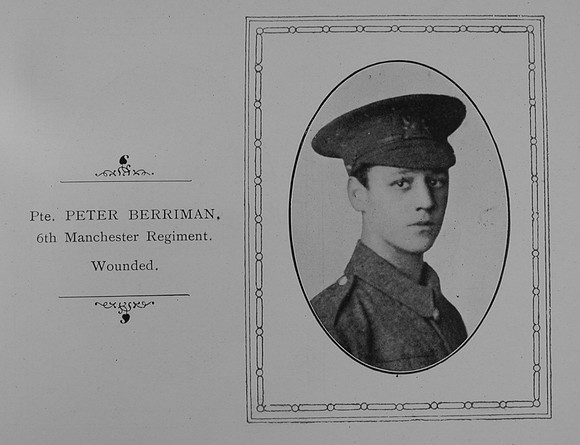 Berriman P Pte 6th Manchester Regiment Wiliam Graham Co Roll Of Honour
