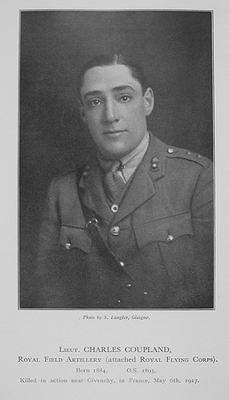 Coupland C Lt Royal Flying Corps