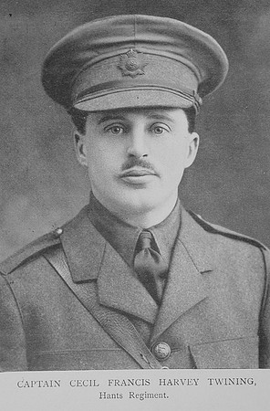 Twining C F H Captain Hampshire Regiment