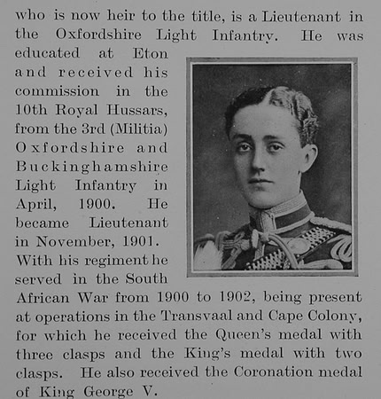 Annesley A Captain The Hon 10th Hussars Obit Part 2 The Bond Of Sacrifice Vol 1