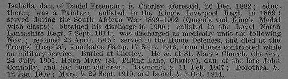 Walmsley S L/Cpl 28953 Royal Defence Corps Obit Part 2 De Ruvignys Roll Of Honour Vol 4