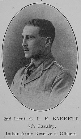 Barrett C L R 2nd Lt Indian Army William Graham Company