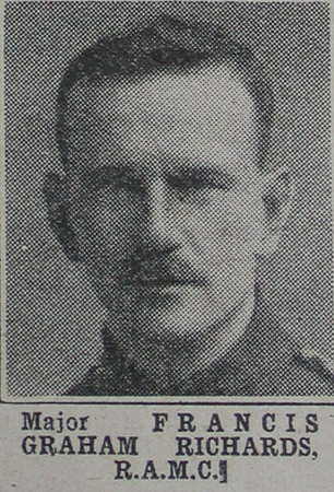 Richards F G Major RAMC The War Illustrated 3rd Apr 1915