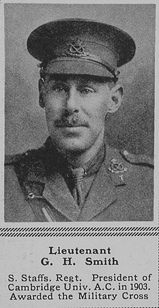 Smith G H Lt 6th South Staffs Regt The Sphere 13th May 1916