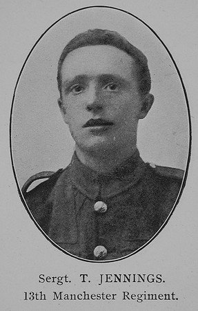Jennings T Sergt 13th Manchester Regiment William Graham Company
