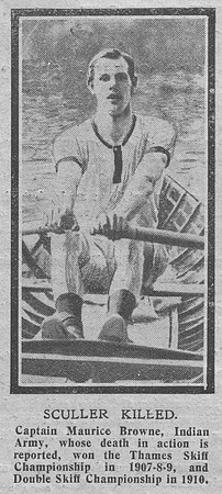 Browne M Captain Indian Army The Graphic 7th Oct 1918