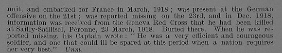 MacWhirter J A Pte 204367 7th Seaforth Highlanders Obit Part 2 De Ruvignys Roll Of Honour Vol 5