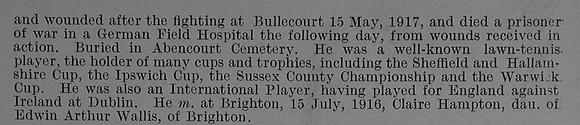 Mann J E H Sergt 9054 2nd Honourable Artillery Company Obit Part 2 De Ruvignys Roll Of Honour Vol 4