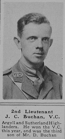 Buchan J C 2nd Lt VC 8th A & S Highlanders The Sphere 19th Oct 1918