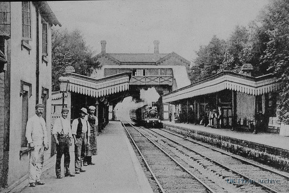 Burgess Hill Station Sussex 1903