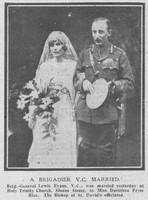Evans L Brig Gen VC The Graphic 11th Oct 1918