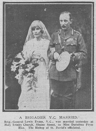 Evans L Brig Gen VC The Graphic 11th Oct 1918