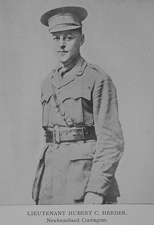 Herder H C Lt 1st Newfoundland Regiment