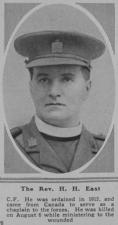 East H H Rev Army Chaplain The Sphere 13th Oct 1917